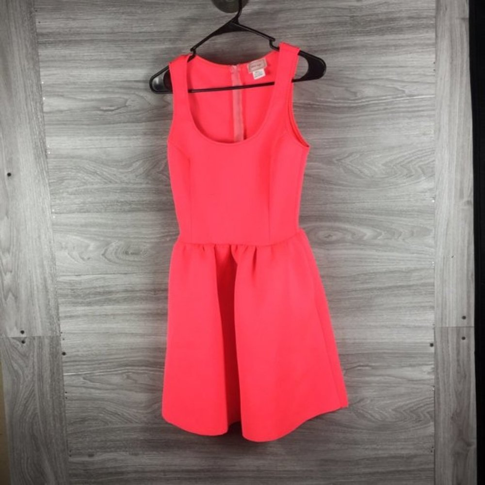 Love...Ady Sleeveless Fit & Flare Scuba Dress